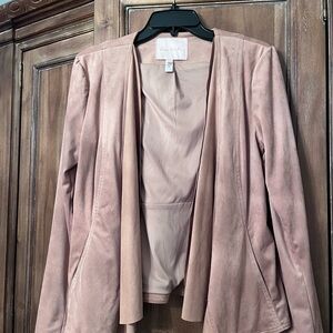 Faux Suede Pink Jacket
